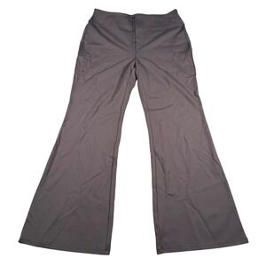 Halara Flare Pants Women L Petite (FITS 30x28) Gray Patitoff  Wide Leg NEW